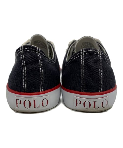 POLO RALPH LAUREN（ポロ・ラルフローレン）POLO RALPH LAUREN (ポロ・ラルフローレン) キャンバススニーカー ネイビー サイズ:23の古着・服飾アイテム