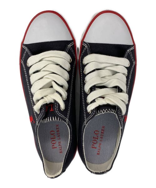 POLO RALPH LAUREN（ポロ・ラルフローレン）POLO RALPH LAUREN (ポロ・ラルフローレン) キャンバススニーカー ネイビー サイズ:23の古着・服飾アイテム