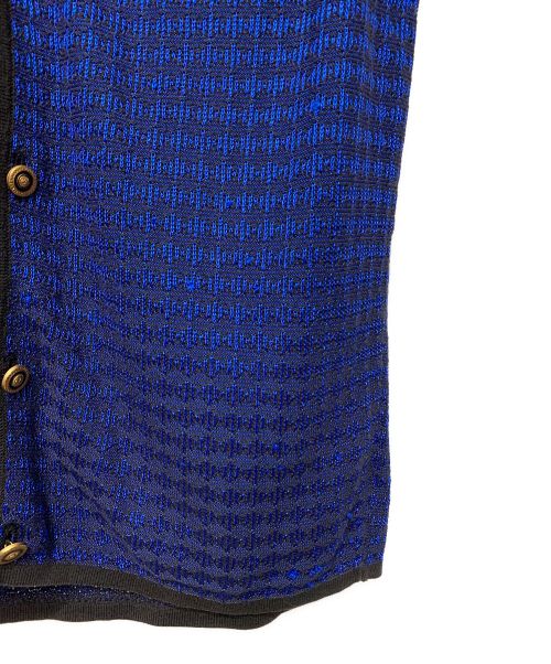 VERSACE CLASSIC（ヴェルサーチクラシック）VERSACE CLASSIC (ヴェルサーチクラシック) 金釦ベスト ブルー サイズ:Mの古着・服飾アイテム