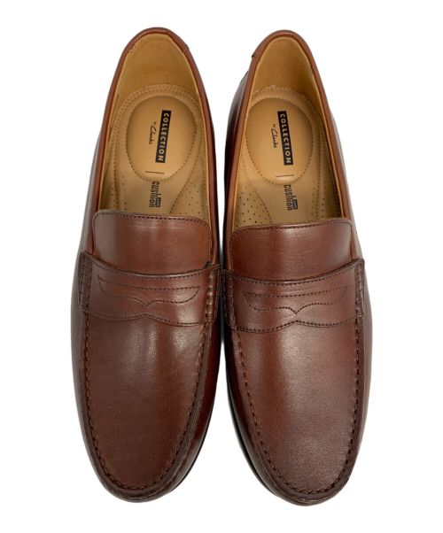 CLARKS（クラークス）CLARKS (クラークス) コインローファー ブラウン サイズ:UK7 未使用品の古着・服飾アイテム