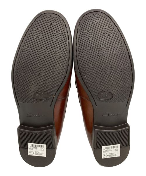 CLARKS（クラークス）CLARKS (クラークス) コインローファー ブラウン サイズ:UK7 未使用品の古着・服飾アイテム