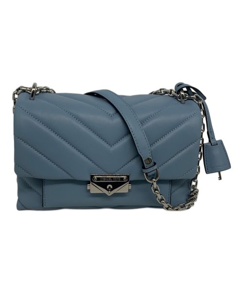 MICHAEL KORS（マイケル・コース）MICHAEL KORS (マイケルコース) ミディアムキルティングレザー コンバーチブルショルダーバッグ スカイブルー 未使用品の古着・服飾アイテム