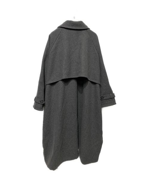 Pronk（プロンク）Pronk (プロンク) RODEO CROWNS WIDE BOWL (ロデオクラウンズワイドボウル) ウールロングコート グレー サイズ:FREEの古着・服飾アイテム