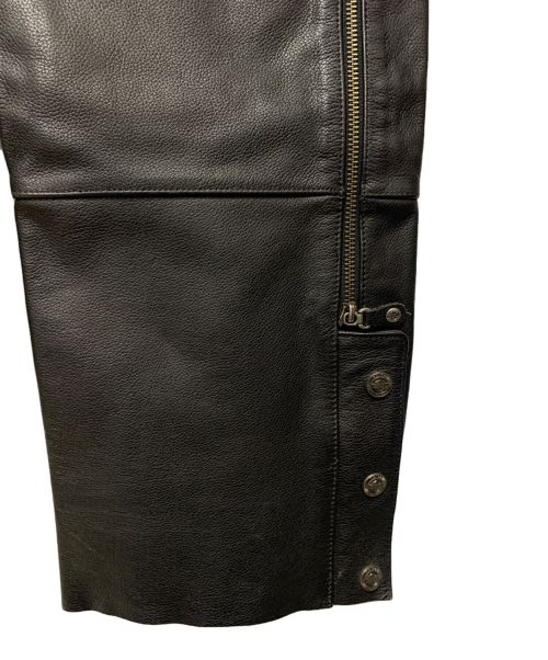 HARLEY-DAVIDSON（ハーレーダビッドソン）HARLEY-DAVIDSON (ハーレーダビッドソン) レザーチャップス ブラック サイズ:Lの古着・服飾アイテム
