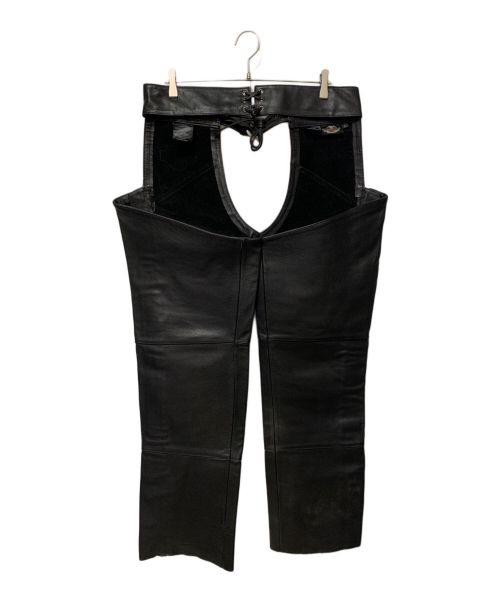 HARLEY-DAVIDSON（ハーレーダビッドソン）HARLEY-DAVIDSON (ハーレーダビッドソン) レザーチャップス ブラック サイズ:Lの古着・服飾アイテム
