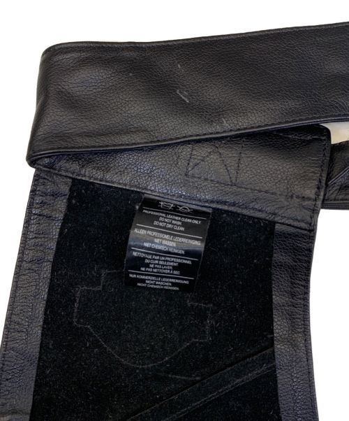 HARLEY-DAVIDSON（ハーレーダビッドソン）HARLEY-DAVIDSON (ハーレーダビッドソン) レザーチャップス ブラック サイズ:Lの古着・服飾アイテム