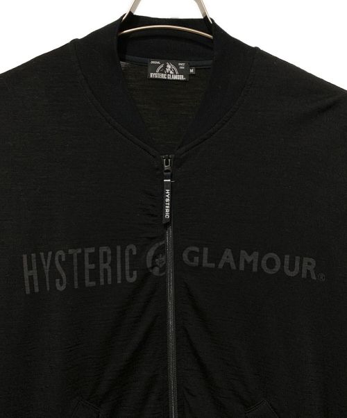 Hysteric Glamour（ヒステリックグラマー）Hysteric Glamour (ヒステリックグラマー) ASYMMETRIC LOGO ジャンパー ブラック サイズ:Mの古着・服飾アイテム