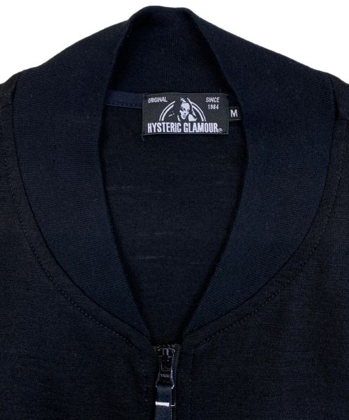 Hysteric Glamour（ヒステリックグラマー）Hysteric Glamour (ヒステリックグラマー) ASYMMETRIC LOGO ジャンパー ブラック サイズ:Mの古着・服飾アイテム