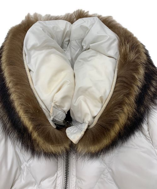 COACH（コーチ）COACH (コーチ) ダウンコート ホワイト サイズ:Sの古着・服飾アイテム