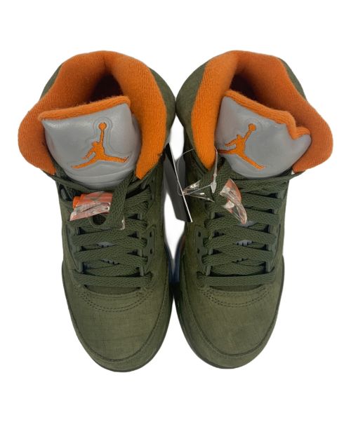 NIKE（ナイキ）NIKE (ナイキ) エア ジョーダン 5 レトロ オリーブ サイズ:23 未使用品の古着・服飾アイテム