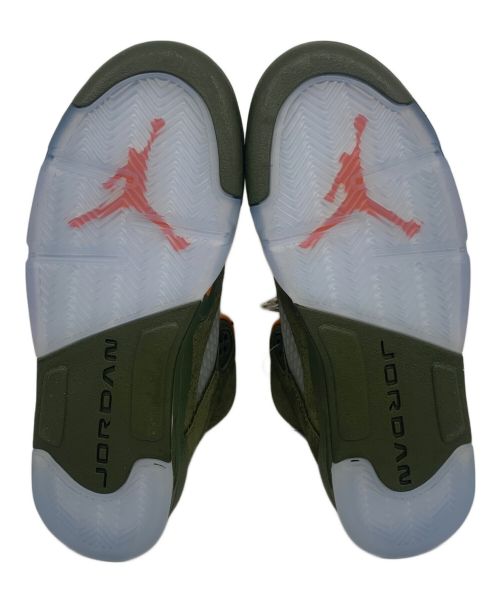 NIKE（ナイキ）NIKE (ナイキ) エア ジョーダン 5 レトロ オリーブ サイズ:23 未使用品の古着・服飾アイテム