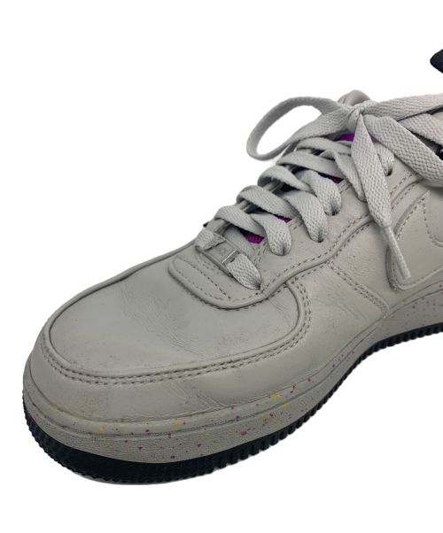 NIKE（ナイキ）NIKE (ナイキ) UNDERCOVER (アンダーカバー) エアフォース1 Grey Fog グレー×パープル サイズ:25.5の古着・服飾アイテム