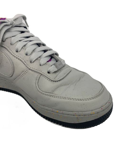 NIKE（ナイキ）NIKE (ナイキ) UNDERCOVER (アンダーカバー) エアフォース1 Grey Fog グレー×パープル サイズ:25.5の古着・服飾アイテム