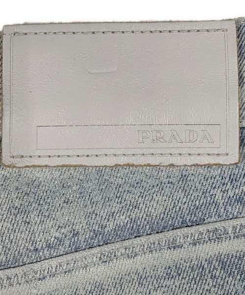 PRADA（プラダ）PRADA (プラダ) ボタンフライデニムパンツ ブルー サイズ:31の古着・服飾アイテム