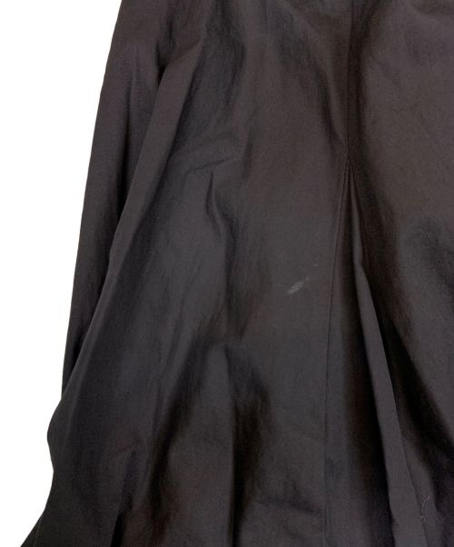 anuans（アニュアンス）anuans (アニュアンス) ギャザーボリュームロングスカート ブラック サイズ:Sの古着・服飾アイテム