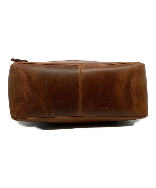 Timberland（ティンバーランド）Timberland (ティンバーランド) マルチパーパスバッグ ネイビー×ブラウンの古着・服飾アイテム