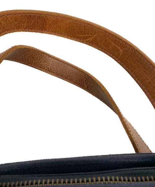 Timberland（ティンバーランド）Timberland (ティンバーランド) マルチパーパスバッグ ネイビー×ブラウンの古着・服飾アイテム