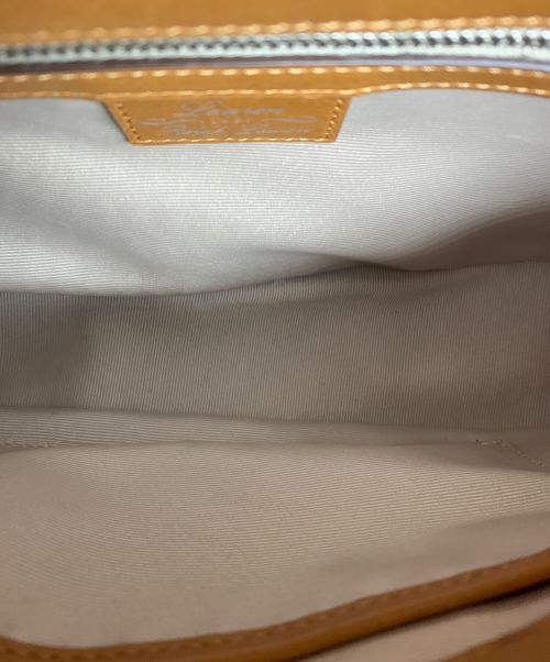 LAUREN RALPH LAUREN（ローレンラルフローレン）LAUREN RALPH LAUREN (ローレンラルフローレン) フラップショルダーバッグ ブラウンの古着・服飾アイテム