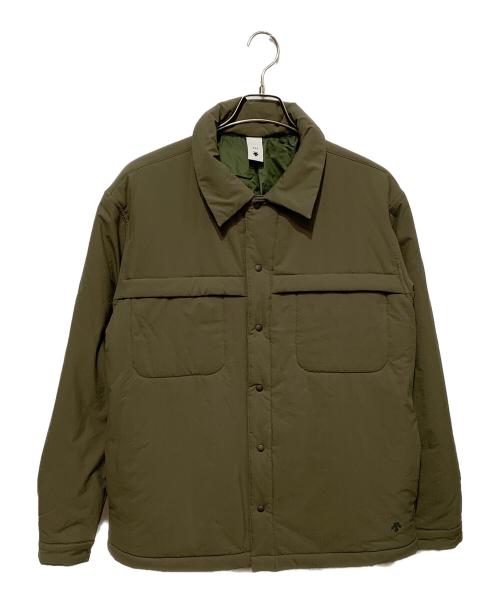 DESCENTE（デサント）DESCENTE (デサント) ddd PUFF SHIRT JK オリーブ サイズ:Mの古着・服飾アイテム