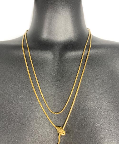 YOSHIKO☆CREATION PARIS（ヨシコクリエーションパリ）YOSHIKO☆CREATION PARIS (ヨシコクリエーションパリ) スネークモチーフネックレスの古着・服飾アイテム