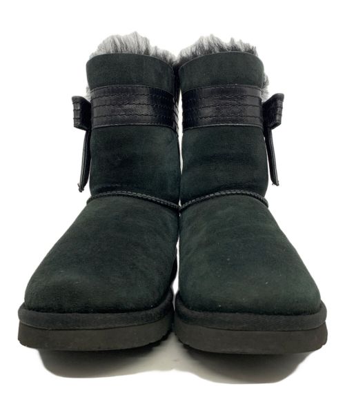 UGG（アグ）UGG (アグ) W JOSETTE リボンブーツ ブラック サイズ:24の古着・服飾アイテム