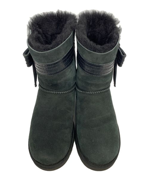 UGG（アグ）UGG (アグ) W JOSETTE リボンブーツ ブラック サイズ:24の古着・服飾アイテム