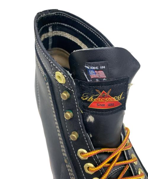 THOROGOOD（ソログッド）THOROGOOD (ソログッド) レースアップブーツ ブラック サイズ:8の古着・服飾アイテム