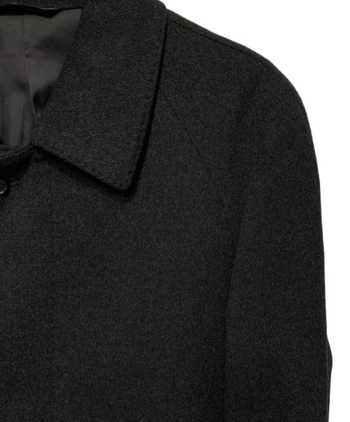INTIMRGE（インティメージ）INTIMRGE (インティメージ) カシミヤコート ブラック サイズ:Lの古着・服飾アイテム