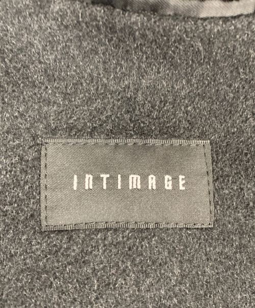 INTIMRGE（インティメージ）INTIMRGE (インティメージ) カシミヤコート ブラック サイズ:Lの古着・服飾アイテム