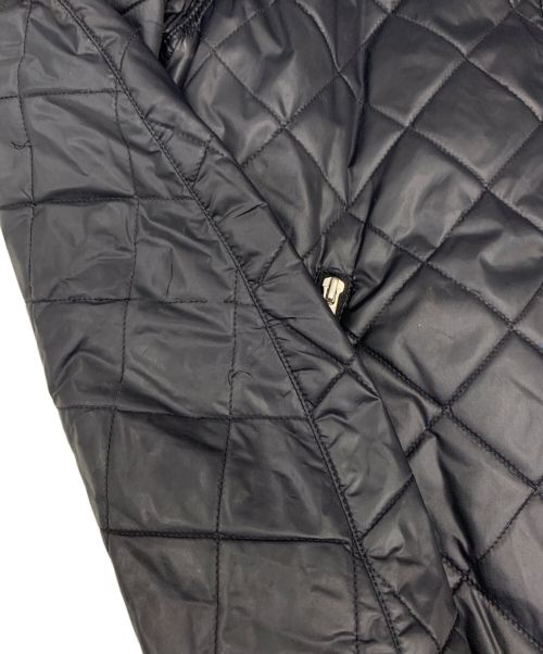 Schott（ショット）Schott (ショット)  nano・universe (ナノ・ユニバース) キルティングジャケット ブラック サイズ:Mの古着・服飾アイテム