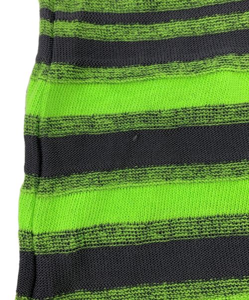 Vivienne Westwood RED LABEL（ヴィヴィアンウエストウッドレッドレーベル）Vivienne Westwood RED LABEL (ヴィヴィアンウエストウッドレッドレーベル) ニットタンクトップ グリーン×グレー サイズ:2の古着・服飾アイテム