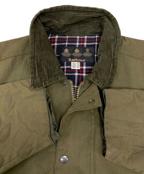 Barbour（バブアー）Barbour (バブアー) L28 SHAPED F/WEIGHT QUILT T SHORT オリーブ サイズ:44の古着・服飾アイテム