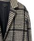 theory luxe (セオリーリュクス) FABRIC GRAPHIC COAT ブラック×ホワイト サイズ:P：6000円