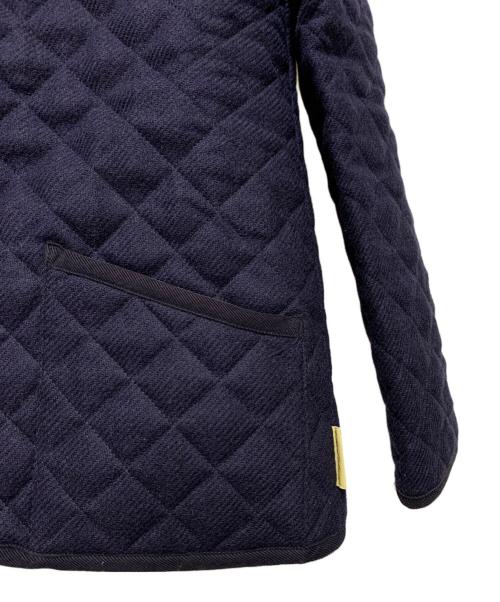 Traditional Weatherwear（トラディショナルウェザーウェア）Traditional Weatherwear (トラディショナルウェザーウェア) ウールキルティングジャケット ネイビー サイズ:36の古着・服飾アイテム