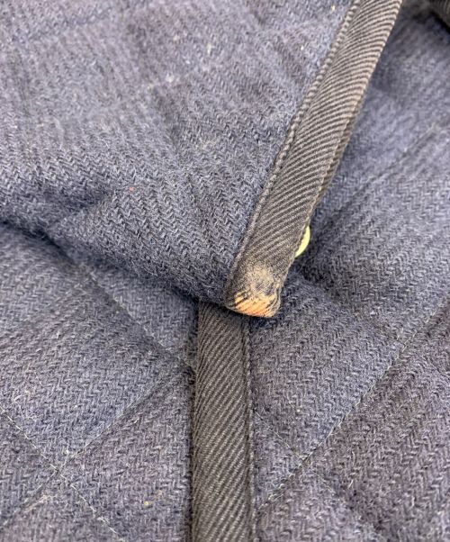 Traditional Weatherwear（トラディショナルウェザーウェア）Traditional Weatherwear (トラディショナルウェザーウェア) ウールキルティングジャケット ネイビー サイズ:36の古着・服飾アイテム