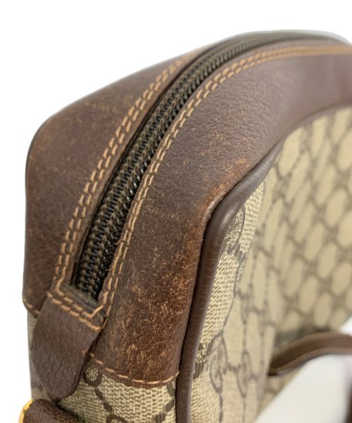 GUCCI（グッチ）GUCCI (グッチ) ショルダーバッグ ブラウン×ベージュの古着・服飾アイテム