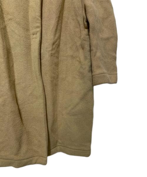 LONDON Tradition（ロンドントラディション）LONDON Tradition (ロンドントラディション) ノーカラーウールコート ブラウン サイズ:34の古着・服飾アイテム