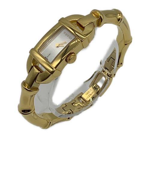 GUCCI（グッチ）GUCCI (グッチ) バンブークォーツ ホワイトの古着・服飾アイテム