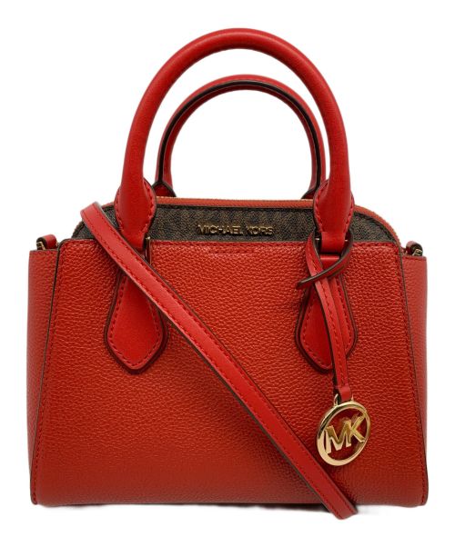 MICHAEL KORS（マイケル・コース）MICHAEL KORS (マイケルコース) DARIA SM 2IN1 SATCHE レッドの古着・服飾アイテム