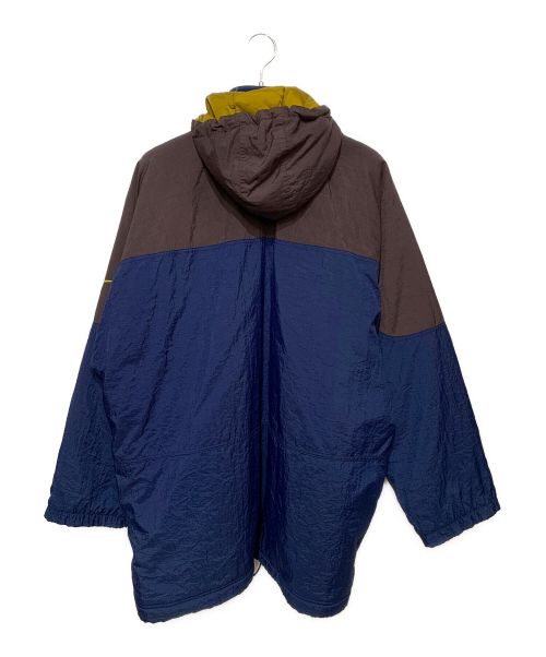 NIKE（ナイキ）NIKE (ナイキ) ナイロンジャケット ネイビー×ブラウン サイズ:Lの古着・服飾アイテム