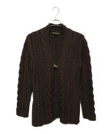 HUNTING WORLD（ハンティングワールド）の古着「カーディガン」｜ブラウン