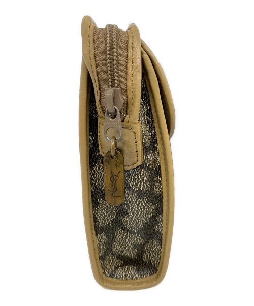 Yves Saint Laurent（イヴサンローラン）Yves Saint Laurent (イヴサンローラン) セカンドバッグ ベージュの古着・服飾アイテム