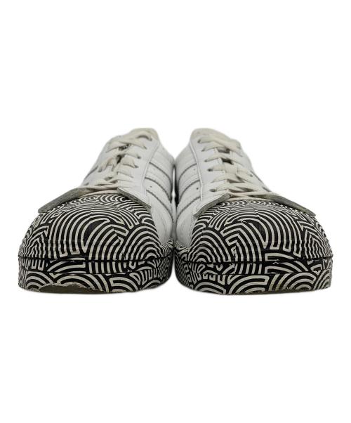 adidas（アディダス）adidas (アディダス) Hiroko Takahashi (ヒロコ タカハシ) SUPERSTAR HTC ホワイト×ブラック サイズ:25.0の古着・服飾アイテム