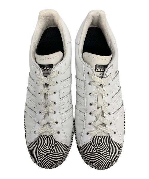 adidas（アディダス）adidas (アディダス) Hiroko Takahashi (ヒロコ タカハシ) SUPERSTAR HTC ホワイト×ブラック サイズ:25.0の古着・服飾アイテム