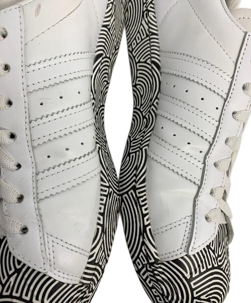 adidas（アディダス）adidas (アディダス) Hiroko Takahashi (ヒロコ タカハシ) SUPERSTAR HTC ホワイト×ブラック サイズ:25.0の古着・服飾アイテム