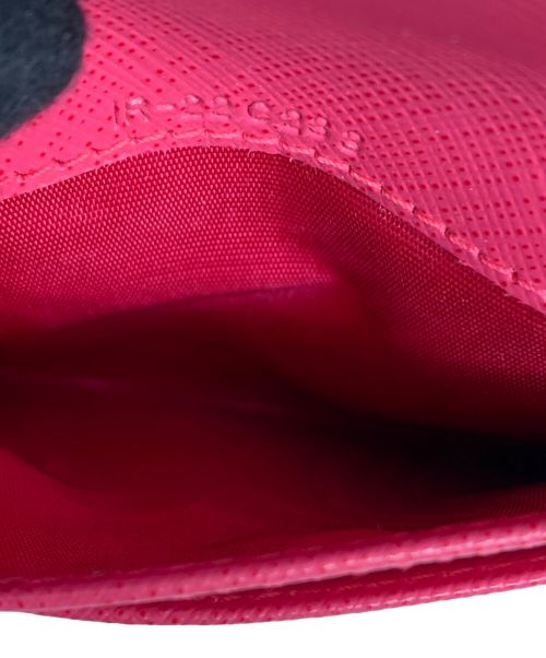 Salvatore Ferragamo（サルヴァトーレ フェラガモ）Salvatore Ferragamo (サルヴァトーレ フェラガモ) ヴァラリボンカードケース ピンクの古着・服飾アイテム