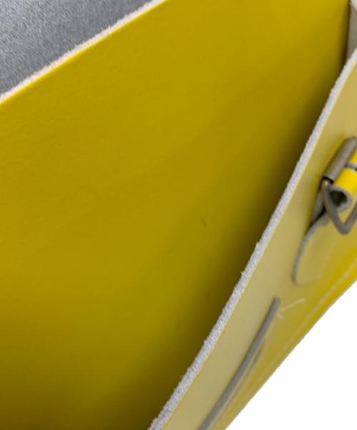 ZATCHELS（ザッチェルズ）ZATCHELS (ザッチェルズ) マイクロサッチェル ショルダーバッグ イエローの古着・服飾アイテム