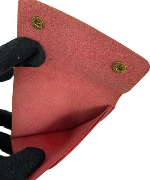 IL BISONTE（イル ビゾンテ）IL BISONTE (イル ビゾンテ) カードケース レッドの古着・服飾アイテム