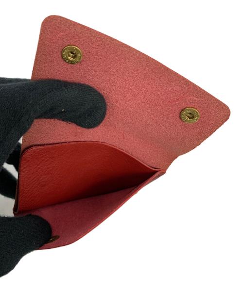 IL BISONTE（イル ビゾンテ）IL BISONTE (イル ビゾンテ) カードケース レッドの古着・服飾アイテム