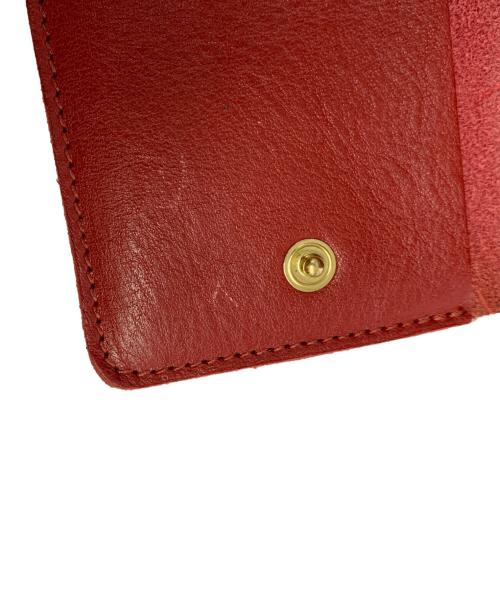 IL BISONTE（イル ビゾンテ）IL BISONTE (イル ビゾンテ) カードケース レッドの古着・服飾アイテム